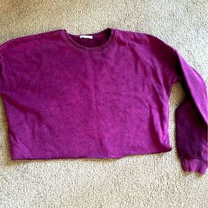 Cropped sweatshirt